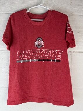 RUDIS Ohio State Wrestling Tshirt, Youth Small